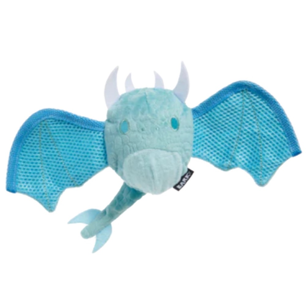 BARK BOX Super Chewer Brrrtha The Dragon Dog Toy - Rip And Reveal - BarkBox - S